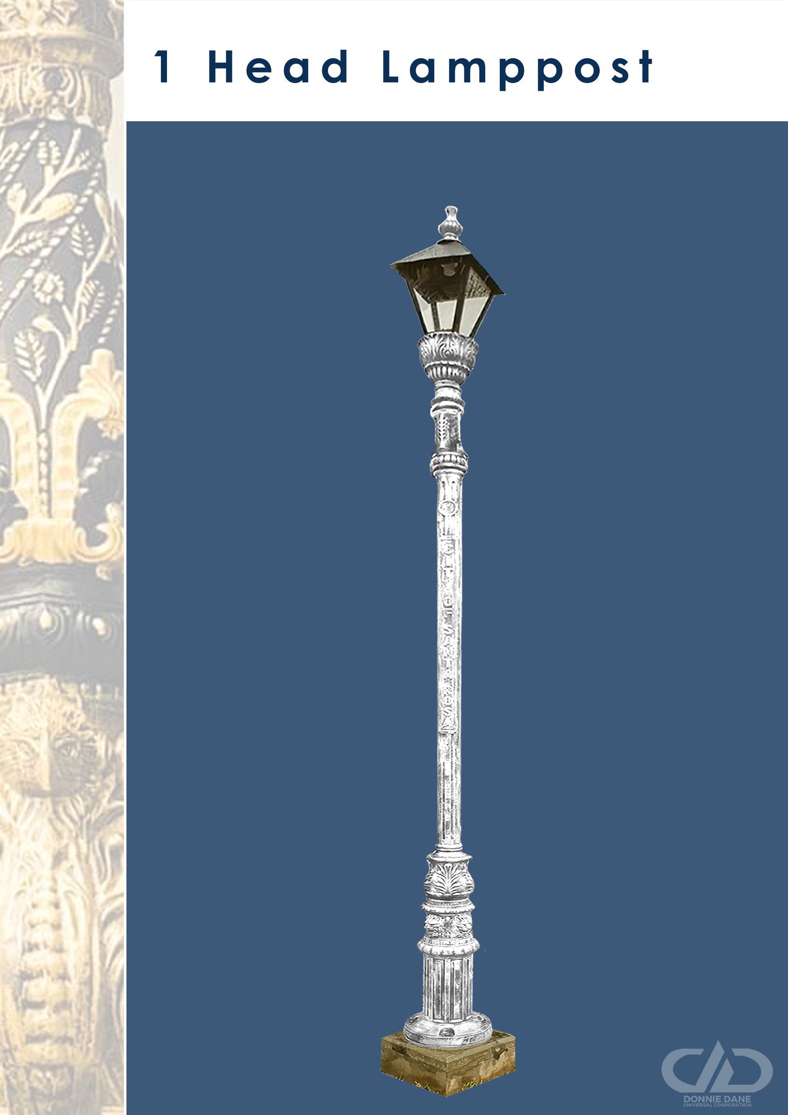 Double Head Lamp Post