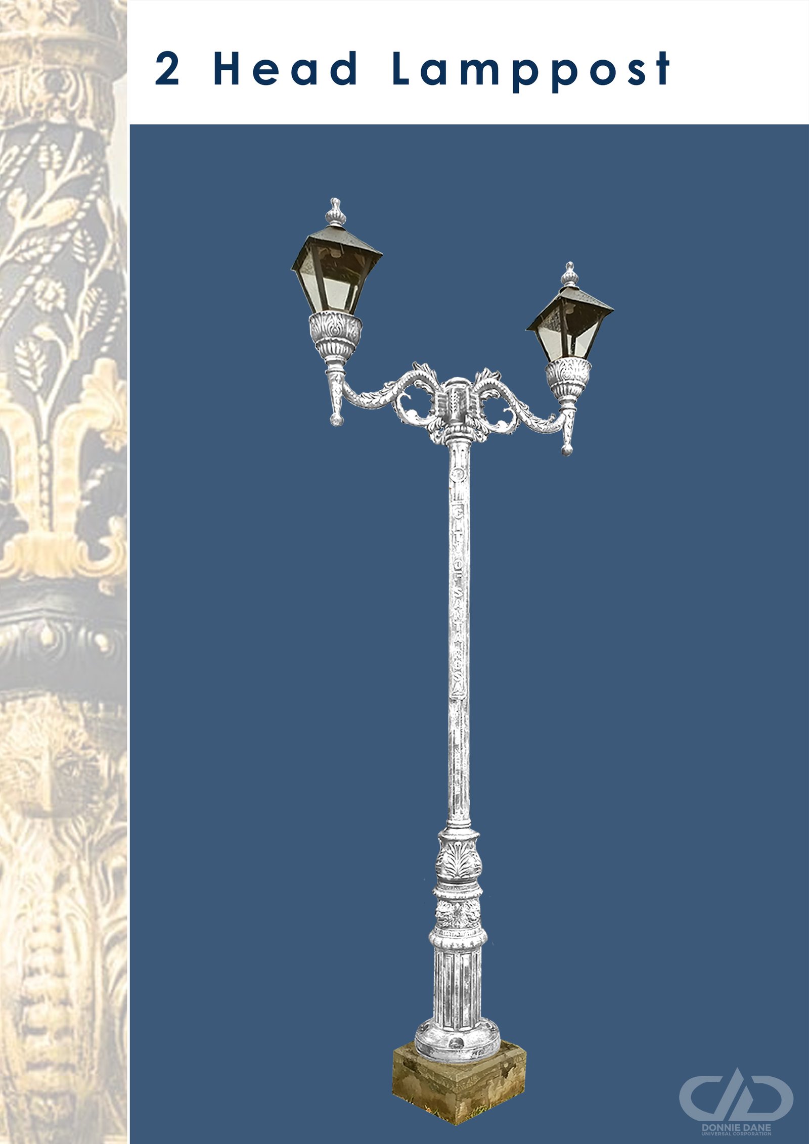 Double Head Lamp Post